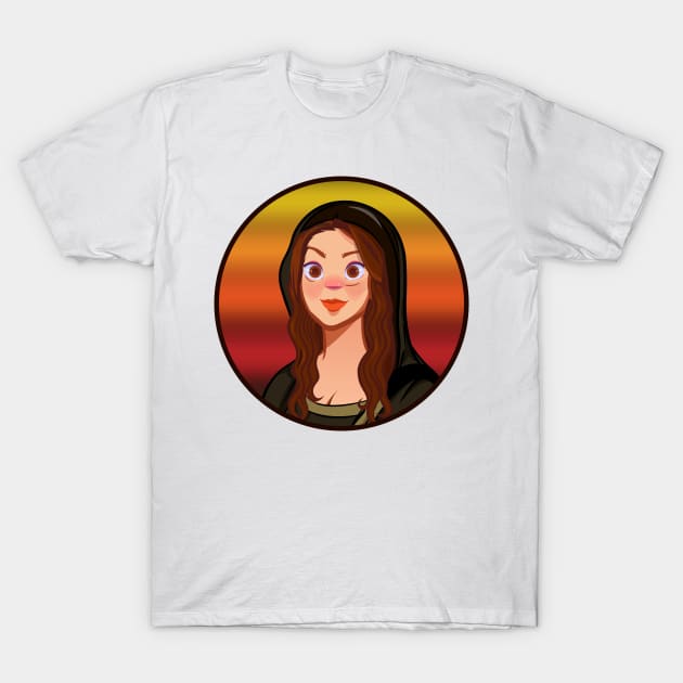 Mona Lisa by Leonardo da Vinci T-Shirt by timegraf